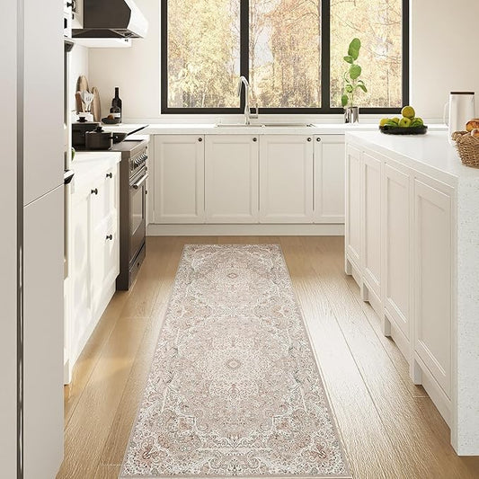 Non Slip Runner Rug, Kitchen Mat, 2x6 Washable Rugs, Runners For Hallways, Area Rug For Bedroom, Low Pile Soft Rugs, Kitchen Floor Mats, Slip Resistance, Durable Rug For Hallways, Bedroom, Kitchen