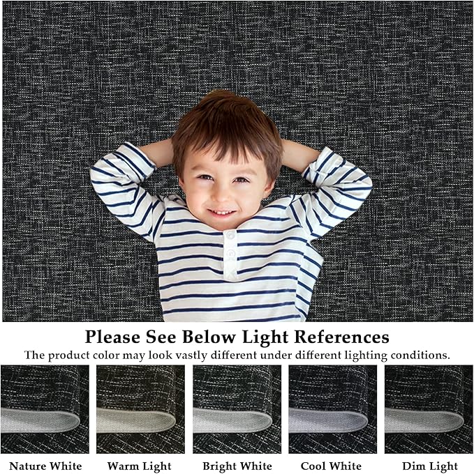Bedroom Area Rug 4x6 Modern Abstract Area Rug Stain Resistant Small Living Room Rug Contemporary Dining Room Rug Non-Slip Solid Rug Aesthetic Accent Floor Carpet for Kitchen Office, Black