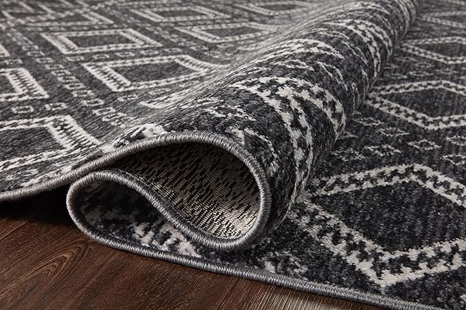 Loloi II Vance Collection VAN-05 Gray/Dove 2'-7" x 10'-0" Runner Rug