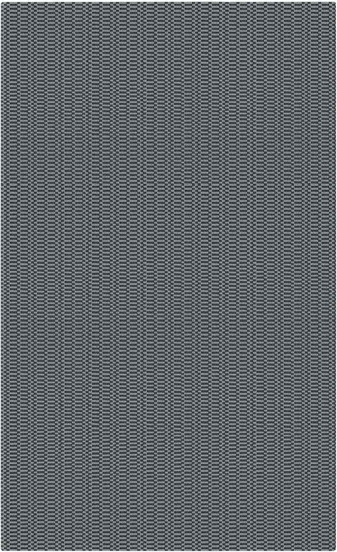 KOZYFLY Washable Area Rug for Living Room 6x9 Ft Bedroom Rug with Runner Backing Braided Cotton Dining Room Rug, Large Floor Carpet for Living Room Dining Room, Grey/Charcoal Grey