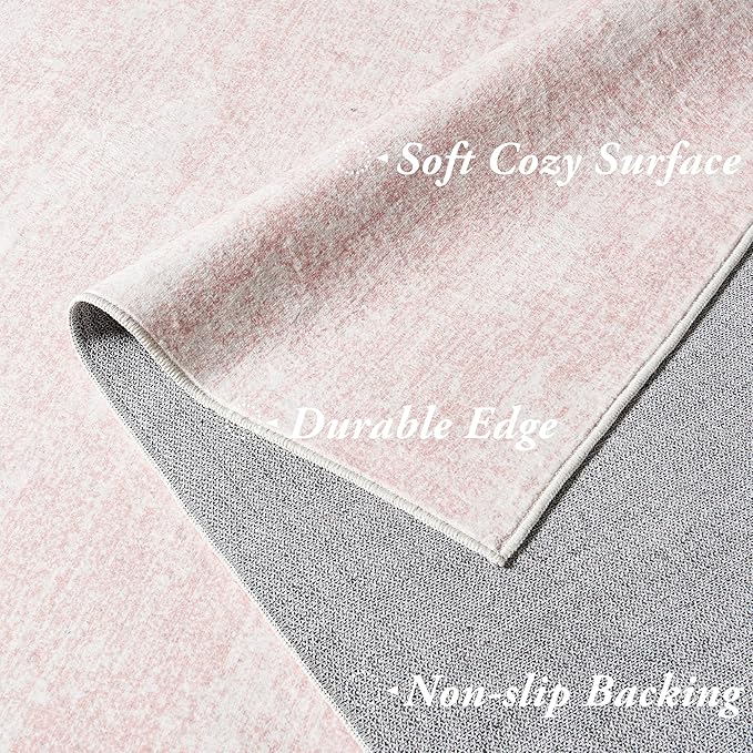 4x6 Rug for Girls Room,Washable Non Slip Boho Modern Small Area Rugs for Entryway Bathroom Bedroom Kitchen