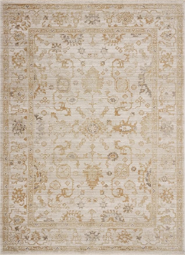 Loloi Magnolia Home by Joanna Gaines Pace Collection PAC-02 Natural/Gold 2'-3" x 3'-10" Accent Rug