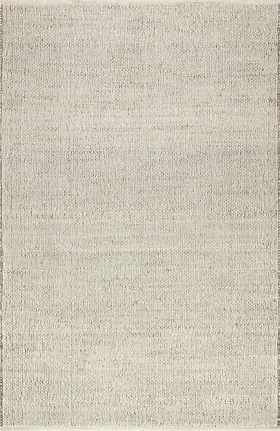 GRUHUM Jute Cotton Area Rug 12'x15'ft Rectangle Hand Woven Natural Farmhouse Rug for Living Room, Bedroom Kitchen - Rustic Vintage Bohemian Eco-Friendly Home Décor (12'X15'feet Natural)