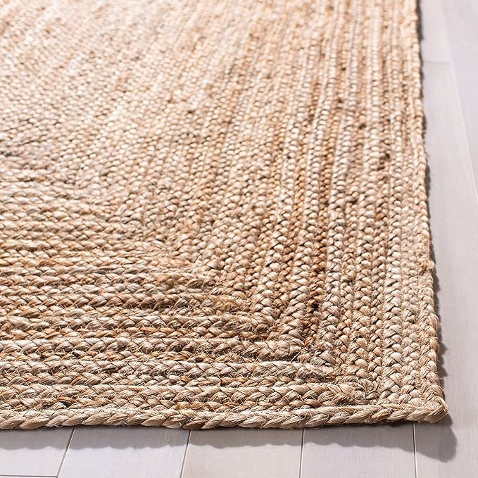 SAFAVIEH Cape Cod Collection 2'3" x 12' Natural CAP252A Handmade Flatweave Jute Entryway Foyer Living Room Kitchen Runner Rug