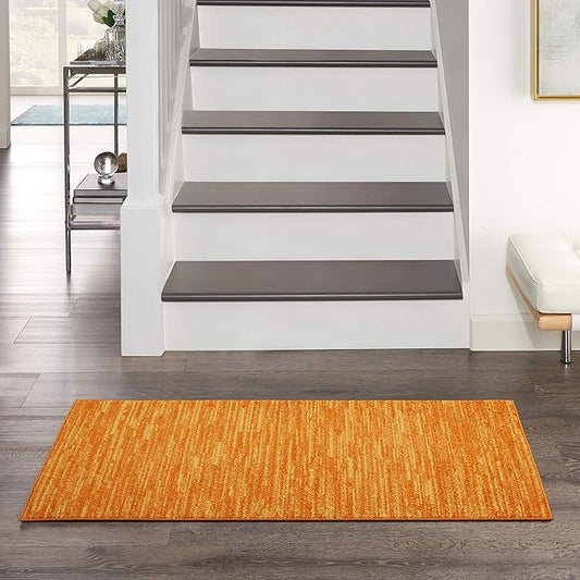 Nourison Essentials Indoor/Outdoor Sunburst 2' x 4' Area Rug, Easy Cleaning, Non Shedding, Bed Room, Living Room, Dining Room, Backyard, Deck, Patio (2x4)