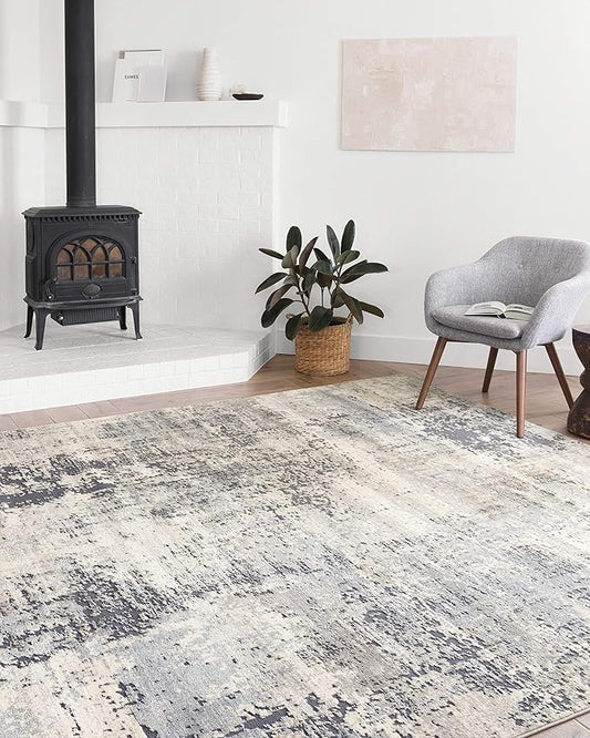 Loloi II Lucia Collection LUC-06 Granite 2'-8" x 14' Runner Rug
