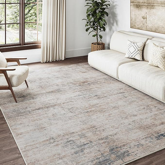 5x7 Rugs Machine Washable Gray Hallway Area Rug Indoor Accent Rug Abstract Low Pile Carpet Distressed Throw Aesthetic Rug Bedroom Living Room Office Dining Room Kitchen Laundry Room Non Slip