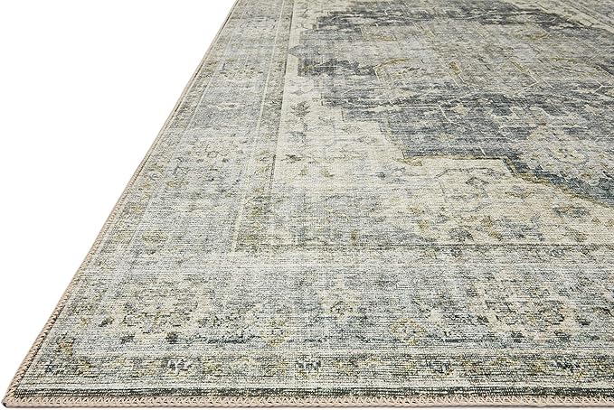 Loloi II Skye Collection SKY-12 Charcoal/Dove 2'-6" x 7'-6" Runner Rug