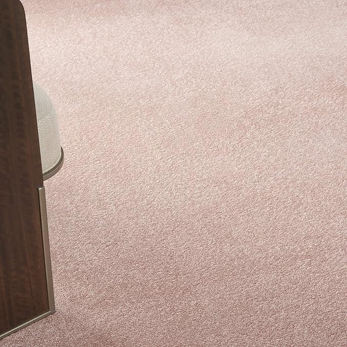 Nourison Essentials Indoor/Outdoor Pink 8' x 10' Area Rug, Easy Cleaning, Non Shedding, Bed Room, Living Room, Dining Room, Backyard, Deck, Patio (8x10)