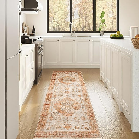 Non Slip Runner Rug, Kitchen Mat, 2x6 Washable Rugs, Runners For Hallways, Area Rug For Bedroom, Low Pile Soft Rugs, Kitchen Floor Mats, Slip Resistance, Durable Rug For Hallways, Bedroom, Kitchen