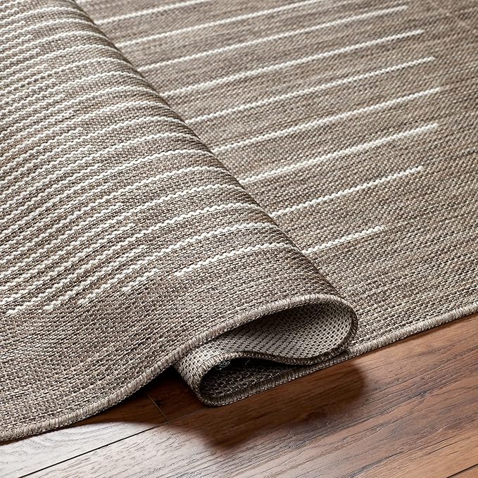 Livabliss Long Beach Global Area Rug, 7'10" x 10', Taupe/Brown, (8' x 10')