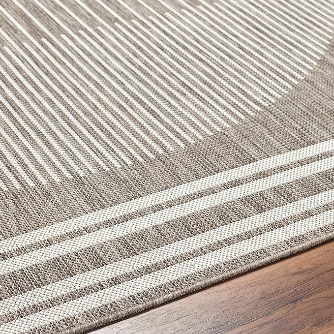 Livabliss Long Beach Global Area Rug, 7'10" x 10', Taupe/Brown, (8' x 10')