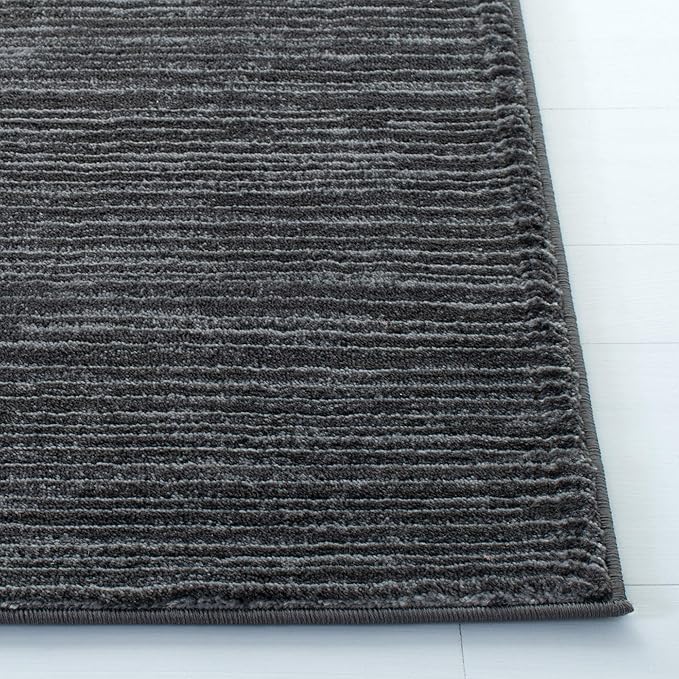 SAFAVIEH Vision Collection Area Rug - 5'1" x 7'6", Grey, Modern Ombre Tonal Chic Design, Non-Shedding & Easy Care, Ideal for High Traffic Areas in Living Room, Bedroom (VSN606D)