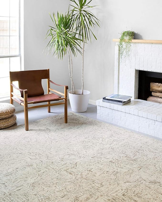 Loloi II Ziva Collection ZV-01 Neutral 9'-3" x 13' Area Rug