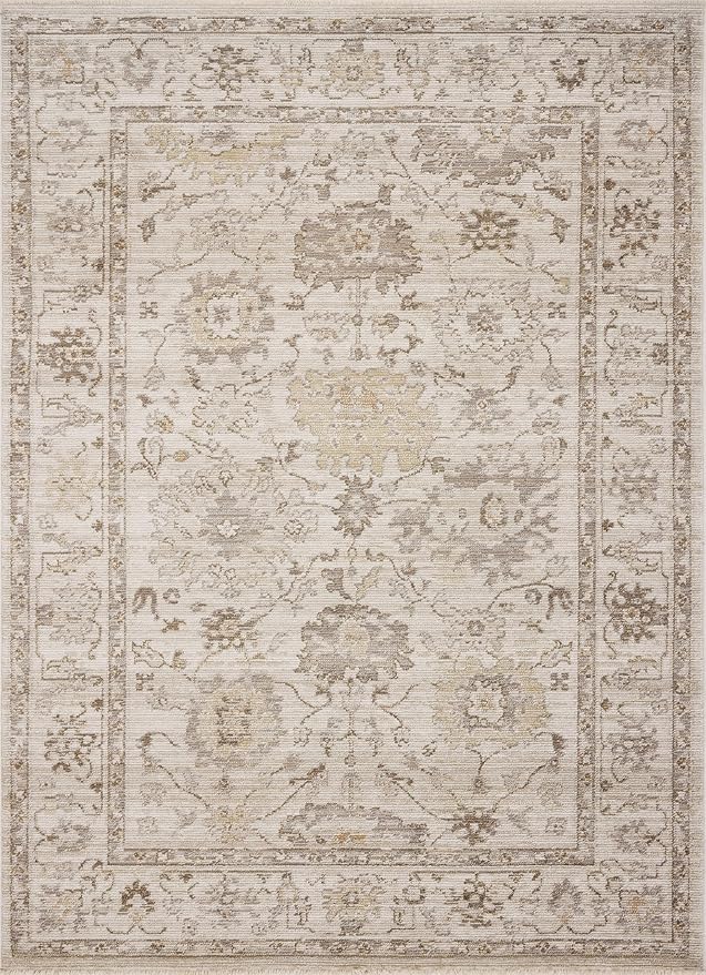 Loloi Magnolia Home by Joanna Gaines Pace Collection PAC-01 Natural/Stone 2'-7" x 7'-6" Runner Rug