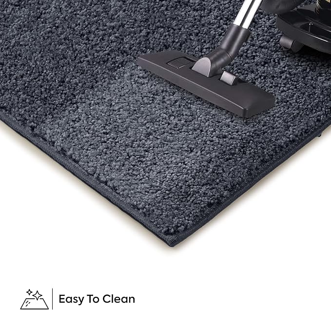 Furnish my Place Modern Plush Solid Color Rug - Petrol Blue, 3' x 36', Pet and Kids Friendly Rug. Made in USA, Runner, Area Rugs Great for Kids, Pets, Event, Wedding, Living Room