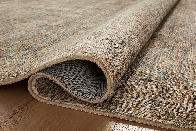 Loloi Amber Lewis Morgan 2'-3" x 9'-6" Runner Runner Rug in Sea/Sage - Large Area Rug, Neutral Area Rug for Room Décor, Vintage Rug Inspired, Soft Area Rug for Living Room, Bedroom, Dining Area