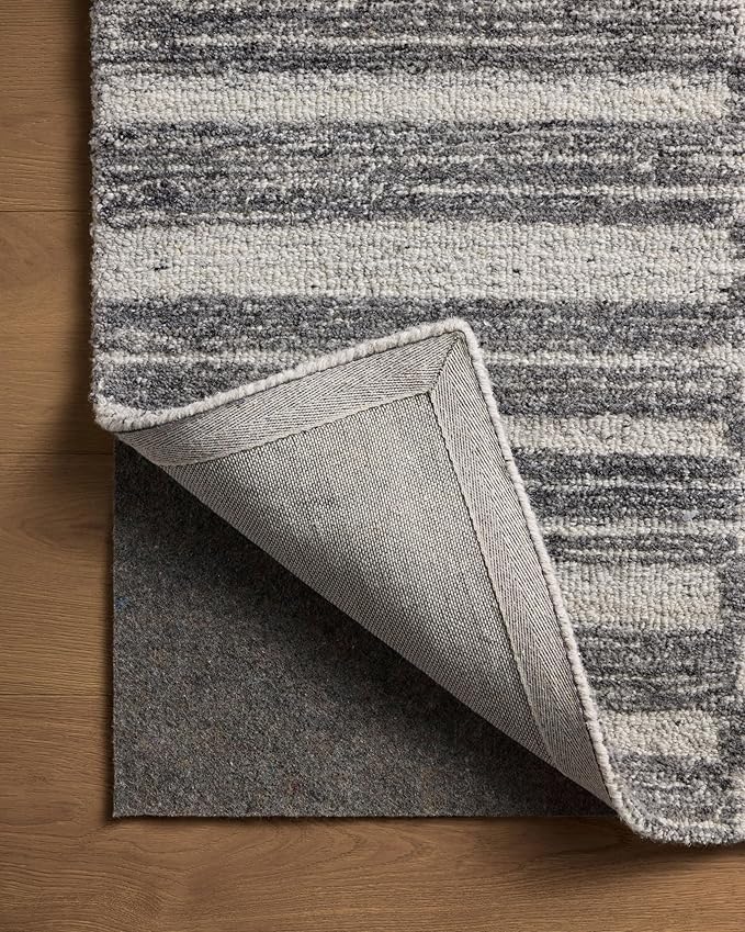 Loloi Magnolia Home by Joanna Gaines Rae Collection RAE-02 Charcoal/Mist 9'-3" x 13' Area Rug