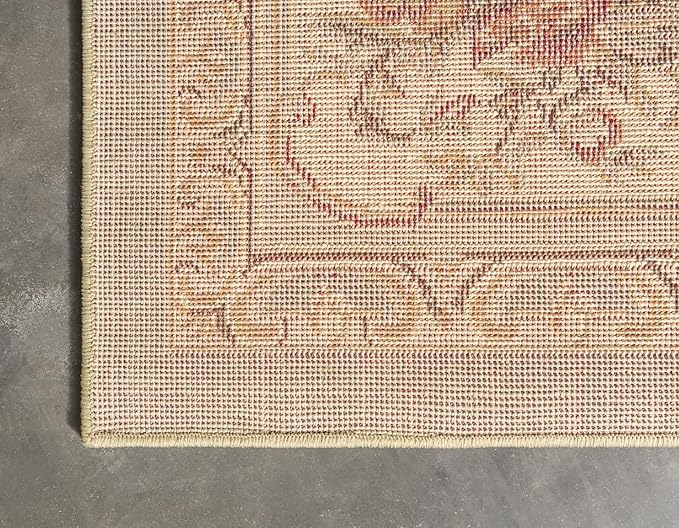 Unique Loom Versailles Collection Traditional Classic Floral Motif Area Rug (2' 0 x 8' 0 Runner, Green/Ivory)