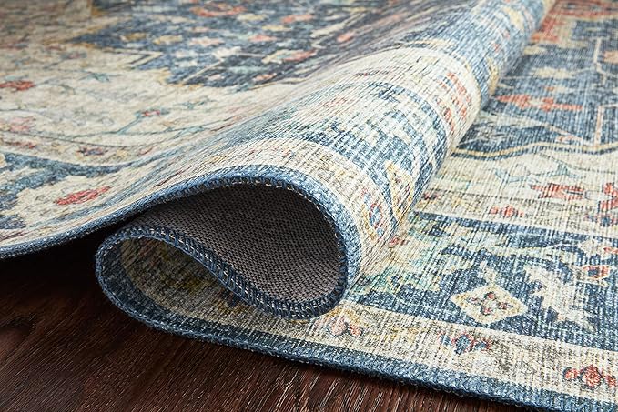 Loloi II Skye Collection SKY-12 Ocean/Multi 2'-6" x 12'-0" Runner Rug
