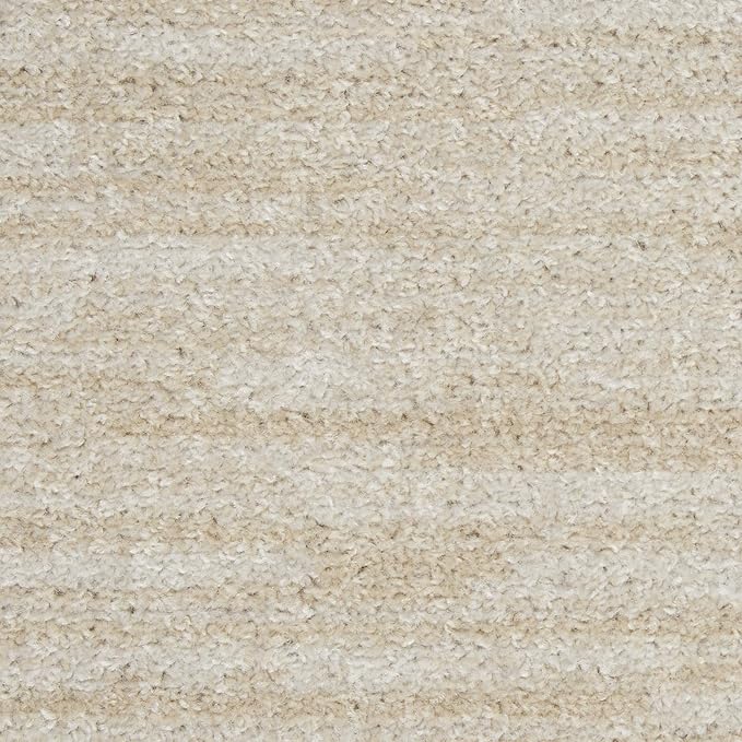 Nourison Essentials Indoor/Outdoor Ivory Beige 2'2" x 14 Area Rug, Easy Cleaning, Non Shedding, Bed Room, Living Room, Dining Room, Backyard, Deck, Patio (2x14)