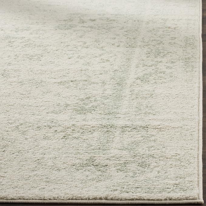SAFAVIEH Adirondack Collection Runner Rug - 2'6" x 6', Ivory & Sage, Oriental Distressed Design, Non-Shedding & Easy Care, Ideal for High Traffic Areas in Living Room, Bedroom (ADR109V)