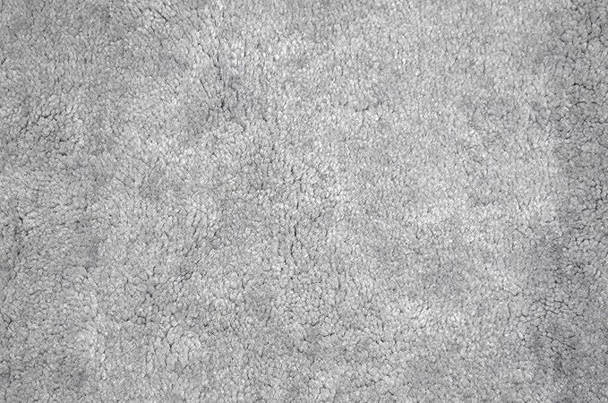 Garland Rug Carpet Bath Rug, 5-Feet by 8-Feet, Platinum Gray