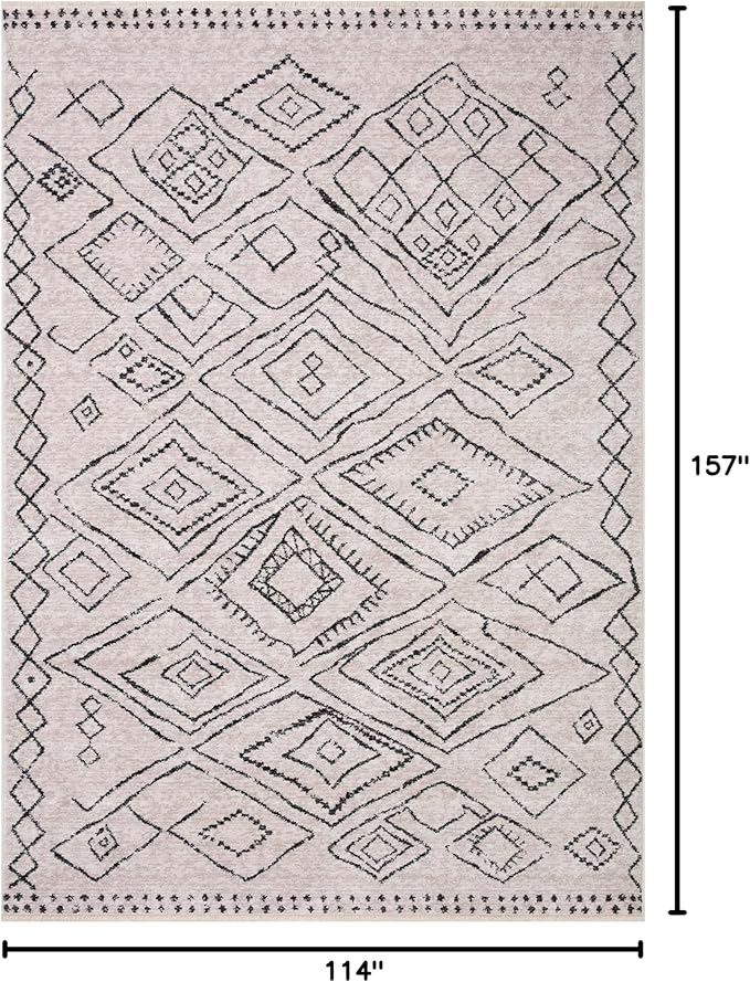 Loloi II Vance Collection VAN-06 Dove/Charcoal 9'-6" x 13'-1" Area Rug