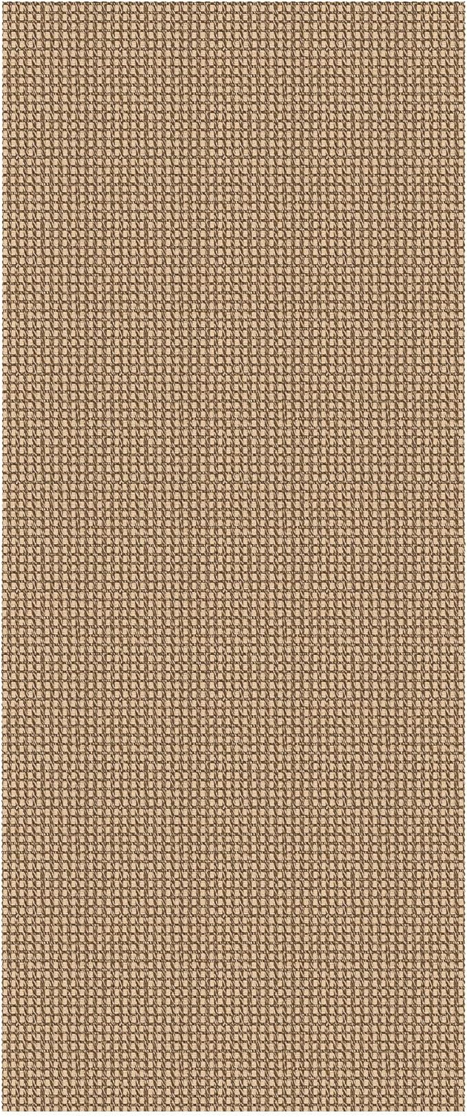 Braided Runner Rug 2x7 Ft Washable Runners for Hallways Non Slip Kitchen Runner Rug Cotton Entryway Runner Indoor, Woven Floor Carpet for Hall Kitchen Bedroom, Orange/Tan/Brown