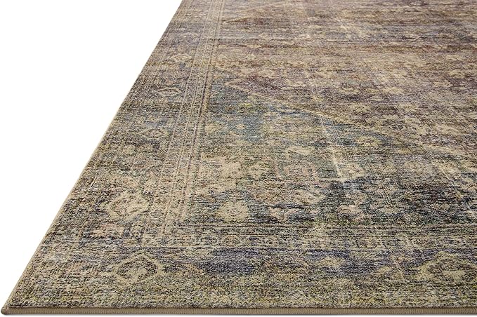 Loloi Amber Lewis Morgan Collection MOG-05 Spice/Lagoon 2'-3" x 9'-6", .38" Runner Rug feat. CloudPile™