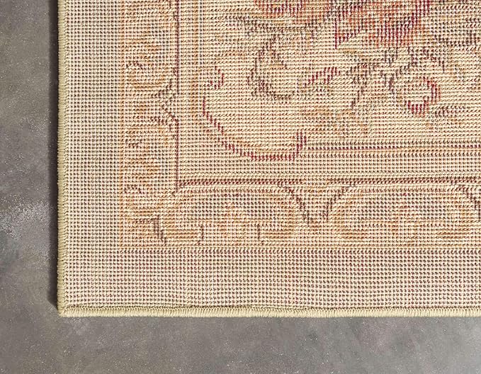 Unique Loom Versailles Collection Traditional Classic Floral Motif Area Rug (2' 2 x 6' 0 Runner, Green/ Ivory)