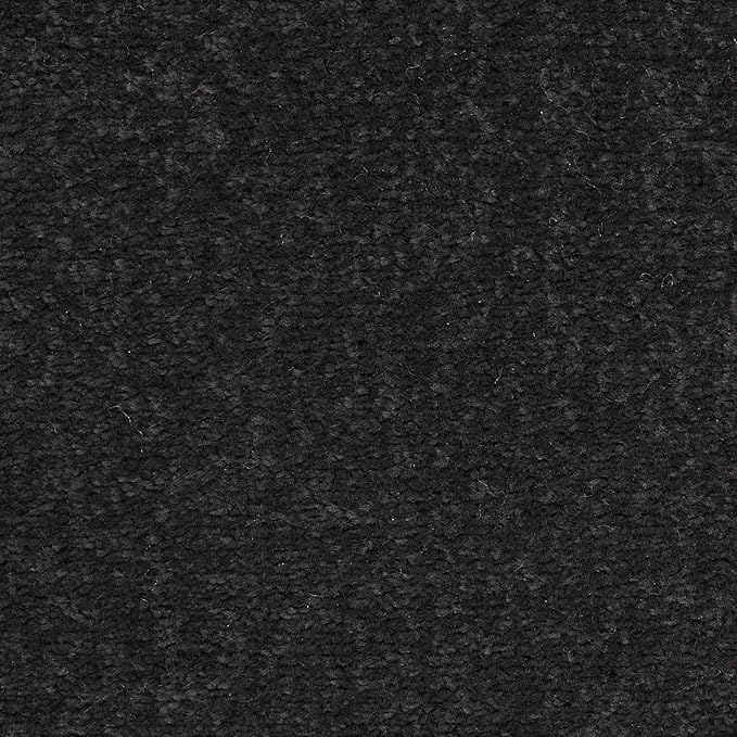 Nourison Essentials Indoor/Outdoor Black 2'2" x 20 Area Rug, Easy Cleaning, Non Shedding, Bed Room, Living Room, Dining Room, Backyard, Deck, Patio (2x20)