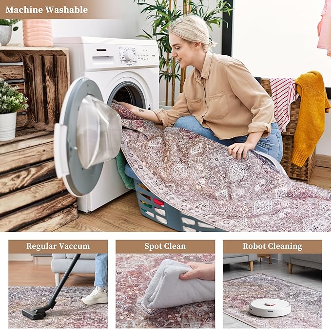 Non Slip Runner Rug, Kitchen Mat, 2x6 Washable Rugs, Runners For Hallways, Area Rug For Bedroom, Low Pile Soft Rugs, Kitchen Floor Mats, Slip Resistance, Durable Rug For Hallways, Bedroom, Kitchen