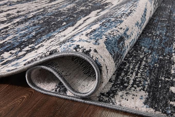 Loloi II Vance Collection VAN-04 Charcoal/Multi 5'-3" x 7'-9" Area Rug