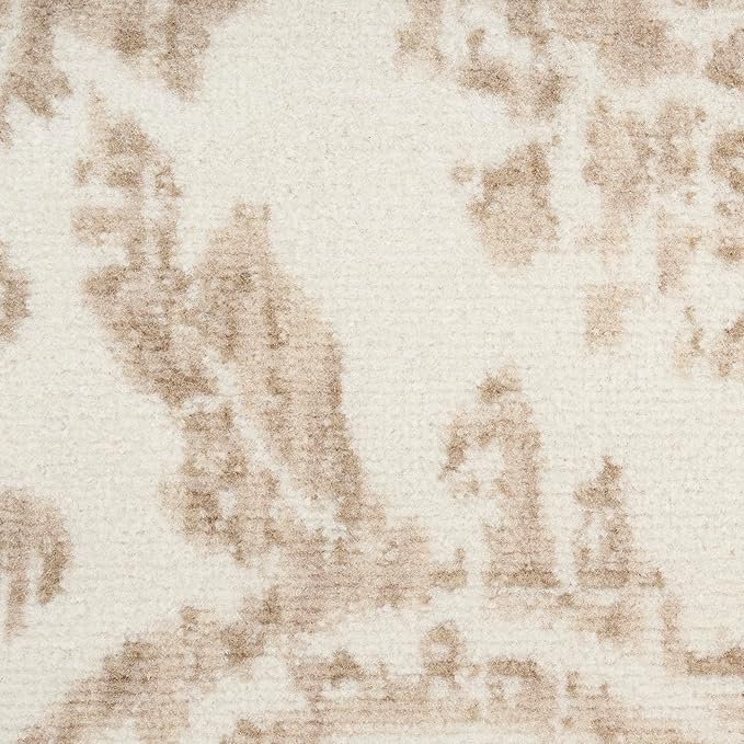 Nourison Jubilant Vintage Ivory Beige 7'10" x 9'10" Area Rug, Easy Clean, Non Shedding, Bed Room, Living Room, Dining Room, Kitchen (8x10)