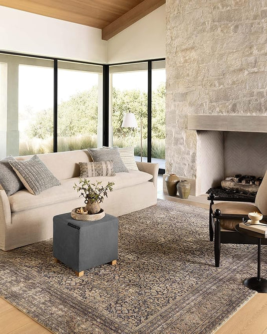 Loloi Amber Lewis Morgan Collection MOG-03 Denim/Multi 2'-3" x 11'-6", .38" Runner Rug feat. CloudPile™