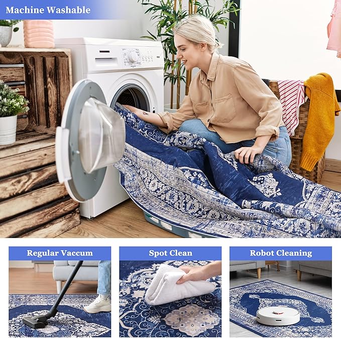 Non Slip Runner Rug, Kitchen Mat, 2x6 Washable Rugs, Runners For Hallways, Area Rug For Bedroom, Low Pile Soft Rugs, Kitchen Floor Mats, Slip Resistance, Durable Rug For Hallways, Bedroom, Kitchen