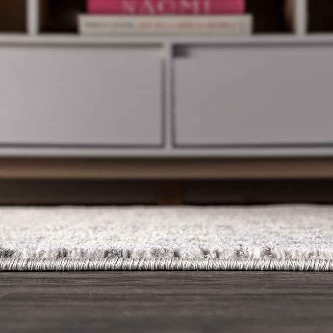 JONATHAN Y MOH101B-214 Moroccan Hype Boho Vintage Diamond 2 ft. x 14 ft. Runner-Rug, Bohemian, Southwestern, Transitional, Pet Friendly, Non Shedding, Stain Resistant, Easy-Cleaning, Cream/Gray