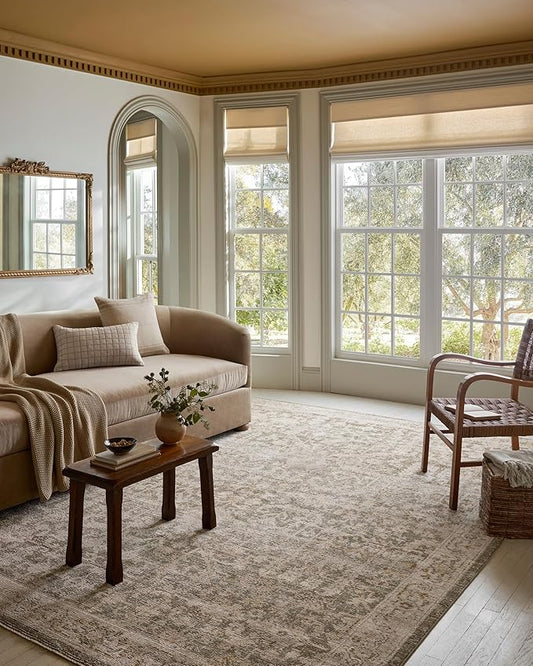 Loloi Magnolia Home by Joanna Gaines Pace Collection PAC-06 Forrest/Natural 2'-6" x 12'-0" Runner Rug