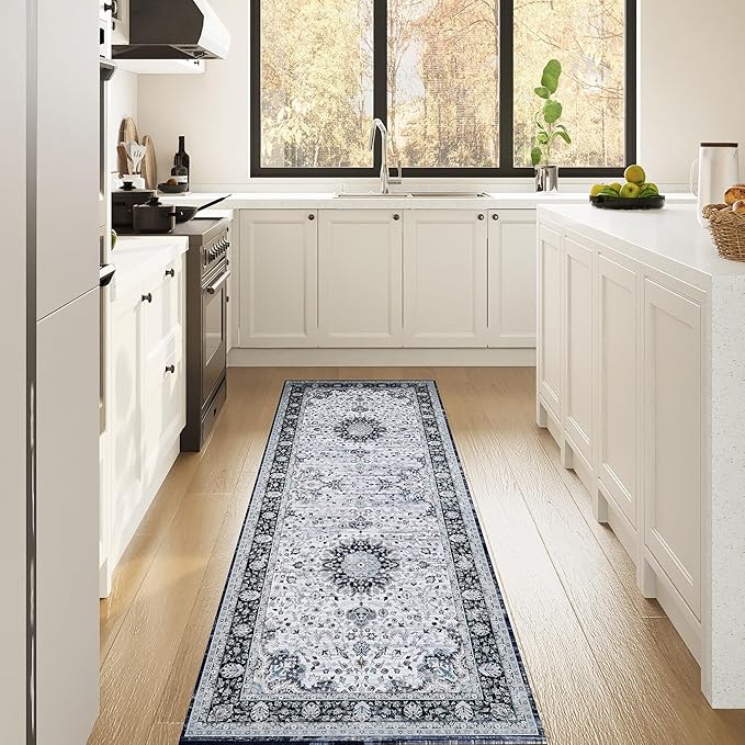 Non Slip Runner Rug, Kitchen Mat, 2x6 Washable Rugs, Runners For Hallways, Area Rug For Bedroom, Low Pile Soft Rugs, Kitchen Floor Mats, Slip Resistance, Durable Rug For Hallways, Bedroom, Kitchen