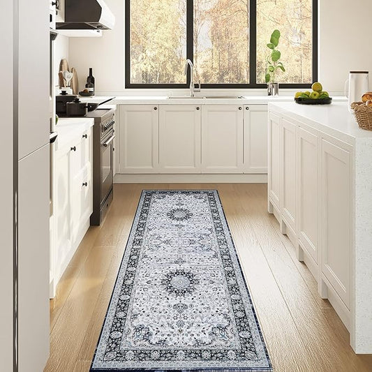 Non Slip Runner Rug, Kitchen Mat, 2x6 Washable Rugs, Runners For Hallways, Area Rug For Bedroom, Low Pile Soft Rugs, Kitchen Floor Mats, Slip Resistance, Durable Rug For Hallways, Bedroom, Kitchen