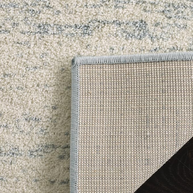 SAFAVIEH Adirondack Collection Runner Rug - 2'6" x 12', Slate & Cream, Modern Ombre Design, Non-Shedding & Easy Care, Ideal for High Traffic Areas in Living Room, Bedroom (ADR113T)