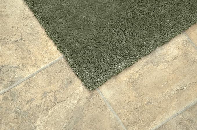 Garland Rug Room Size Bathroom Carpet, 5-Feet by 8-Feet, Deep Fern