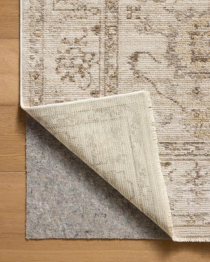 Loloi Magnolia Home by Joanna Gaines Pace Collection PAC-01 Natural/Stone 2'-7" x 7'-6" Runner Rug