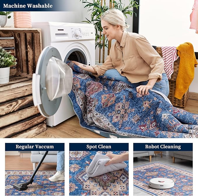 Non Slip Runner Rug, Kitchen Mat, 2x6 Washable Rugs, Runners For Hallways, Area Rug For Bedroom, Low Pile Soft Rugs, Kitchen Floor Mats, Slip Resistance, Durable Rug For Hallways, Bedroom, Kitchen