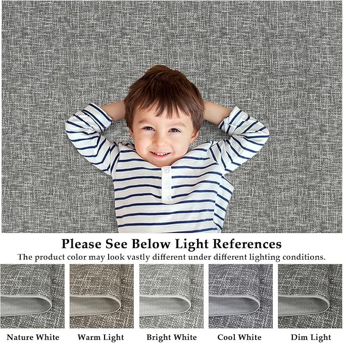 2x6 Runner Rug Washable Kitchen Runner Rug Modern Abstract Runner Mat for Hallway Contemporary Solid Rug Non-Slip Foldable Aesthetic Accent Floor Carpet for Living Room Bedroom, Grey