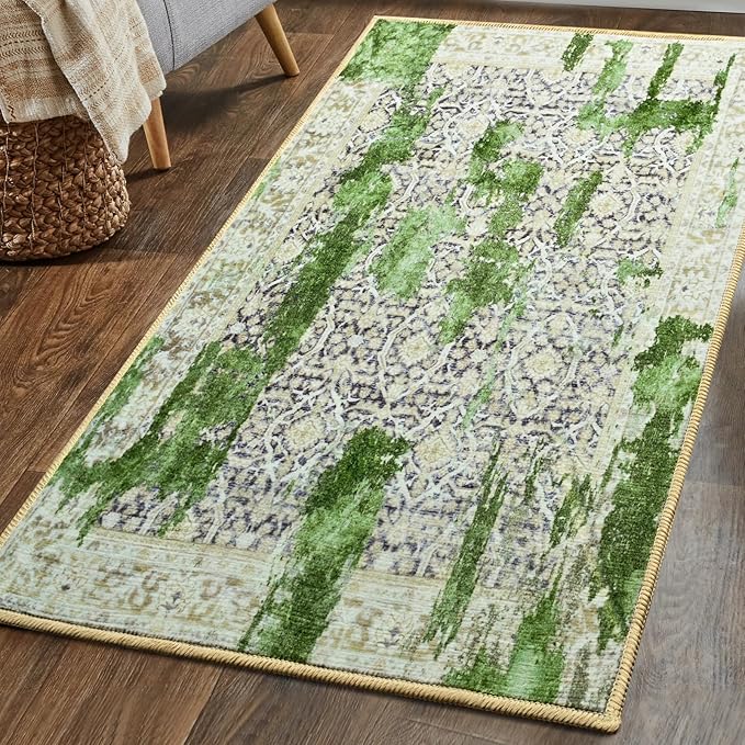 Door Mat Indoor Entrance Rug, 2x3 Entryway Area Rugs Non-Slip Machine Washable, Ultra Soft Small Entry Throw Rug for Kitchen Floor, Front Door, Entry, Living Laundry Room, Kids Room