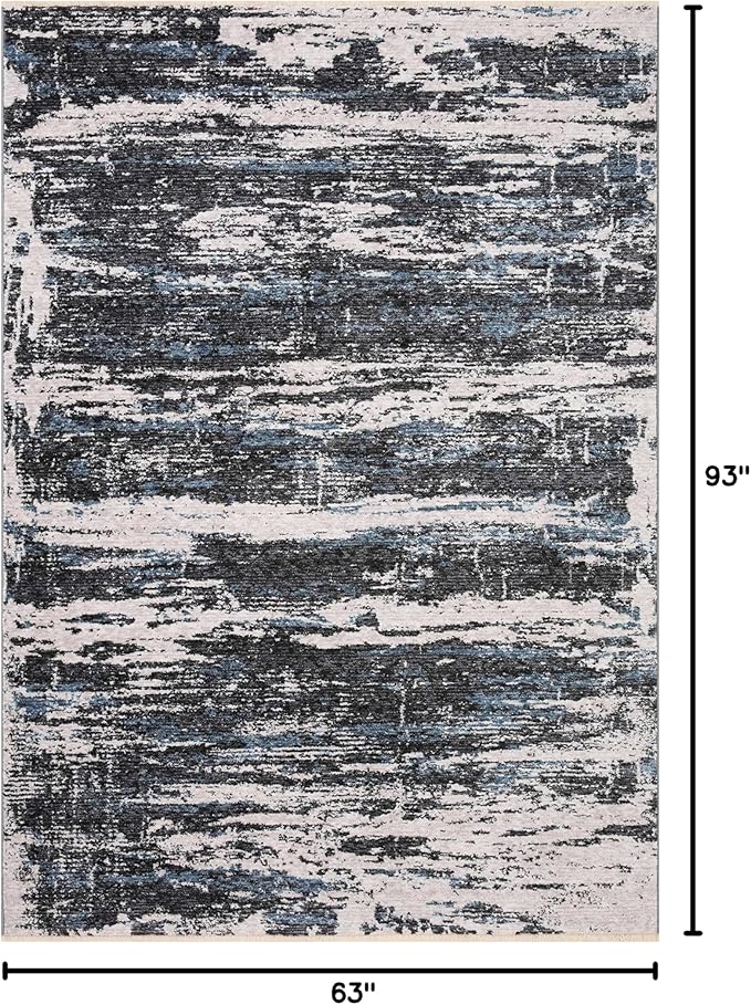 Loloi II Vance Collection VAN-04 Charcoal/Multi 5'-3" x 7'-9" Area Rug