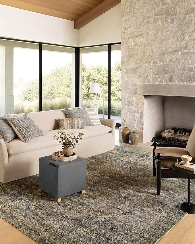 Loloi Amber Lewis Morgan Collection MOG-05 Spice/Lagoon 2'-3" x 9'-6", .38" Runner Rug feat. CloudPile™