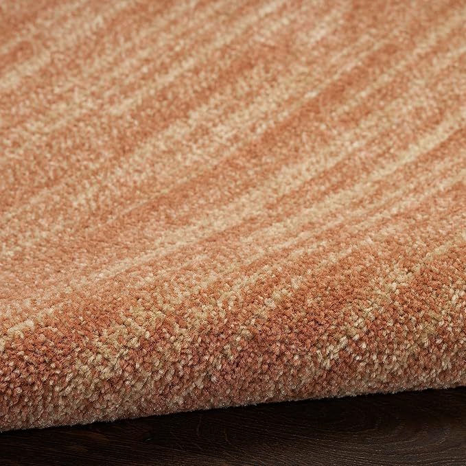 Nourison Essentials Indoor/Outdoor Rust 4' x 6' Area Rug, Easy Cleaning, Non Shedding, Bed Room, Living Room, Dining Room, Backyard, Deck, Patio (4x6)